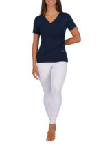 Hera Ruched Cross-Over Tee | Customer-Inspired Design - Image 4