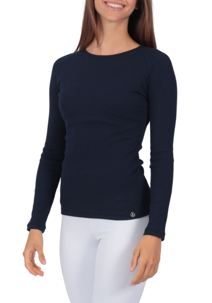 Shakti-Shanti-Cotton-Rich-Ribbed-Raglan-Long-Sleeve-TL125-Ink--2 - Copy The Ribbed Raglan Long Sleeve | Perfect In Between - Image 1