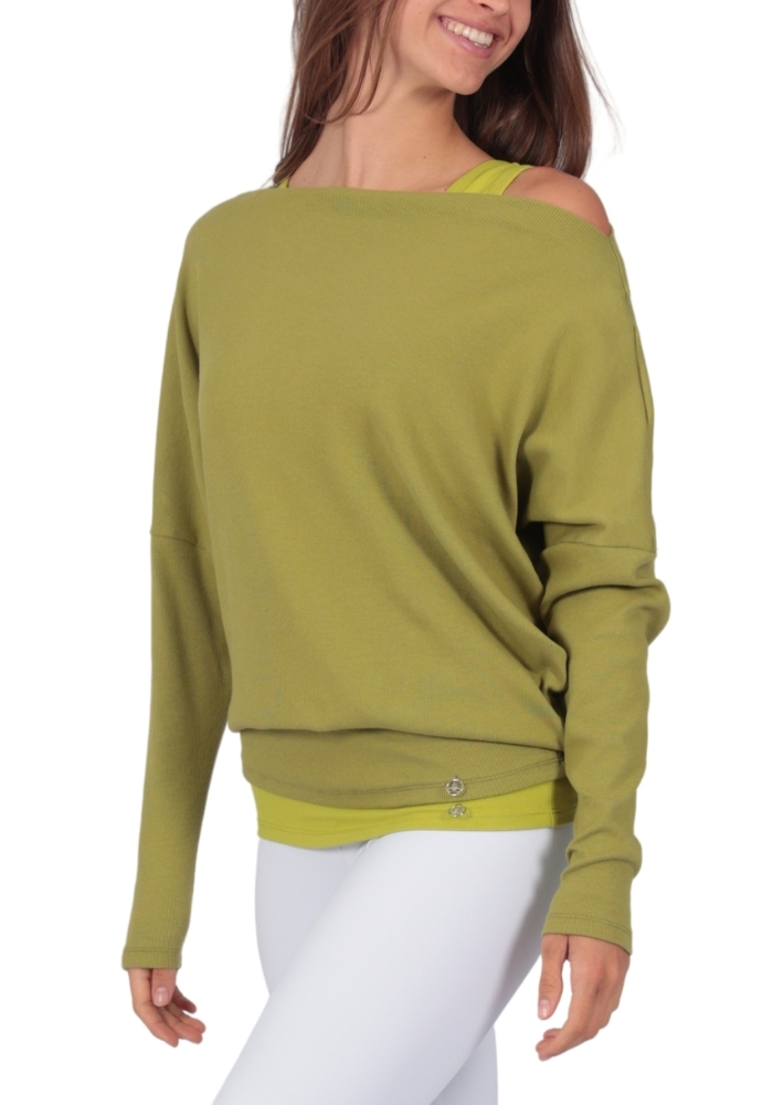 Shakti-Shanti-Cotton-Rich-Rib-Tranquile-Off-Shoulder-Drape-Top-TL187-FynBos - Copy - Copy The Tranquil Ribbed Off Shoulder Top | Comfort meets Style - NEAR PERFECT - Image 1