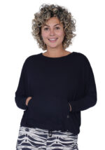 ATHENA Track Top with Pocket | Lounge Luxury - Near Perfect