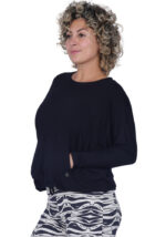 ATHENA Track Top with Pocket | Lounge Luxury - Near Perfect - Image 4