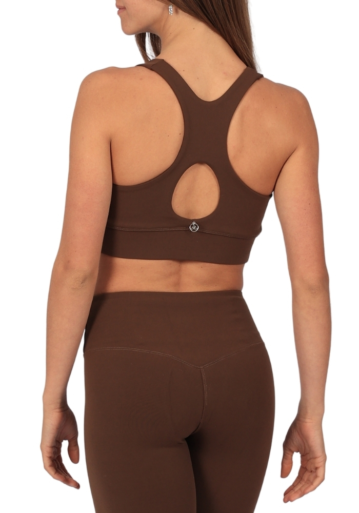 Shakti-Shanti-Evolution-High-Intensity-Sports-Bra-BRA721-BARK (3) High Intensity Evolution Racer Back Bra - Image 1