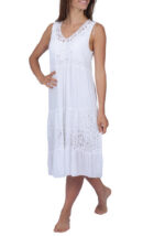 Sandra Fellini | V Neck Lace Panel Dress - Image 3