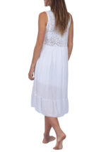 Sandra Fellini | V Neck Lace Panel Dress - Image 4