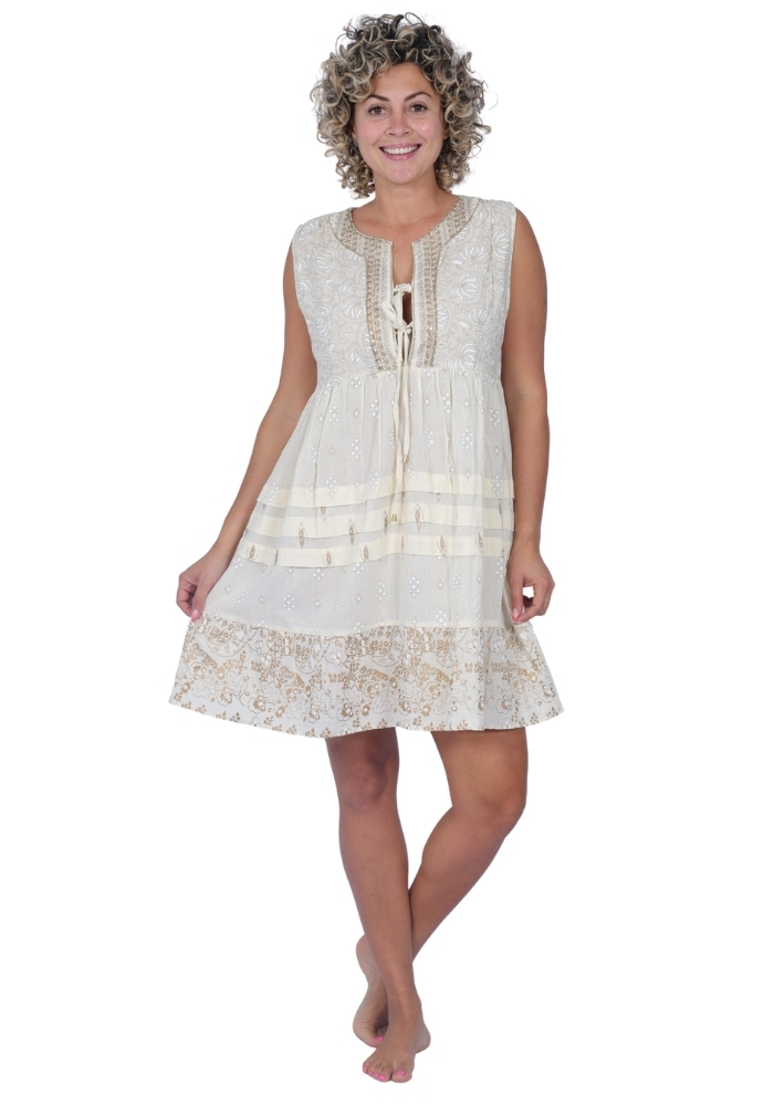 Isla-Bonita-PC31796 Isla Bonita | Sleeveless Printed Dress - Image 1
