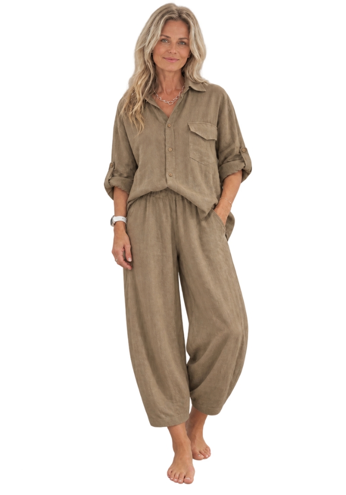 marta-du-chateau-linen-balloon-pants-PC16635-Cardamom (2) Marta Du Chateau | Evra Linen Balloon Pants - Image 1